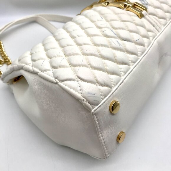 I.N.C International Concepts Vanilla Quilted Harrper Aurora Shoulder Bag - Picture 6 of 12